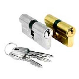 Cilindro chave dentes  40X40MM NIQUELADO