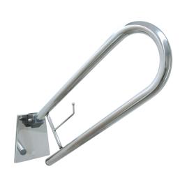 Suporte de apoio para sanita ABATÍVEL INOX BRILHO