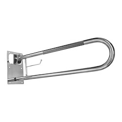 Suporte de apoio para sanita ABATÍVEL INOX BRILHO