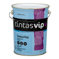 Tinta texturada exterior BRANCO 5L TINTAS VIP