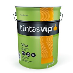 Tinta plástica mate exterior BRANCO 5L TINTAS VIP