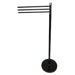 Toalheiro de pé MARA INOX PRETO