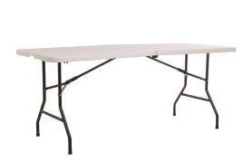 Mesa de catering EASY BRANCO 74X180CM