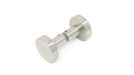 Puxador duplo INOX CABINE DUCHE 5X4CM