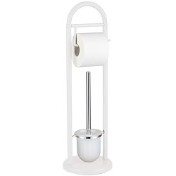 Piaçaba com porta-rolos BRANCO
