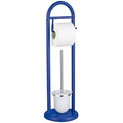 Piaçaba com porta-rolos AZUL