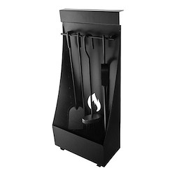 Conjunto de lareira NR21 PRETO