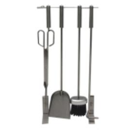 Conjunto de lareira NR13 VIDRO INOX