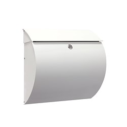 Caixa de correio horizontal AURA BRANCO