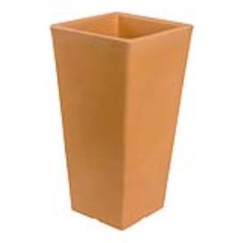 Vaso de plástico ALTO 50CM TERRACOTA