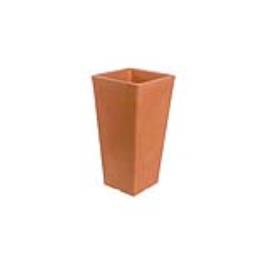 Vaso de plástico ALTO 60CM TERRACOTA