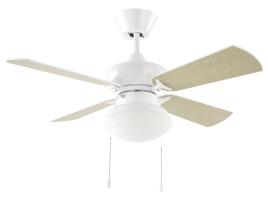 Ventoinha 4 lâminas PORTER D91.4CM 20W BRANCO