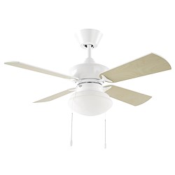 Ventoinha 4 lâminas PORTER D91.4CM 20W BRANCO