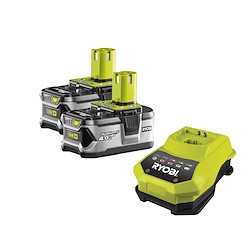 Pack 2 baterias lítio 18V 4AH E CARREGADOR 1H