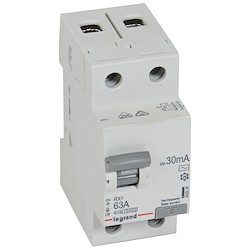 Inter diferencial 2P 30MA AC LEGRAND 63A