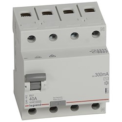 Inter diferencial 4P 300MA AC LEGRAND 40A