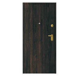 Porta de entrada blindada MAX WENGUÉ 85X204CM ESQUERDA