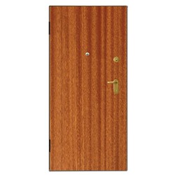 Porta de entrada blindada MAX MOGNO 90X204CM ESQUERDA