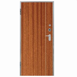 Porta de entrada blindada HI-TECH MOGNO 85X204CM ESQUERDA