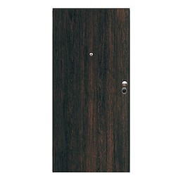 Porta de entrada blindada START WENGUÉ 80X210CM ESQUERDA