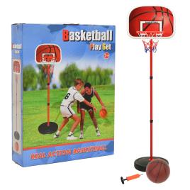 vidaXL Conjunto jogo de basquetebol infantil ajustável 160 cm