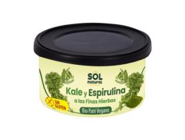 PATÉ DE KALE Y ESPIRULINA A LAS FINAS HIERBAS ECOLÓGICO 125 GR