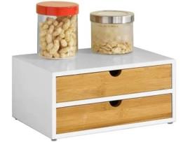 Suporte para Cápsulas de Café SOBUY (Castanho, Branco - 30x20x14 cm)