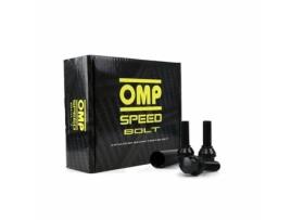 Set Porcas OMP 27 mm Preto 20 uds M14 x 1,25