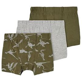 Name It Boxer Tights Olive Night Dino 3 Unidades 11-12 Years Olive Night