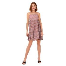 Only Vestido Curto Sem Mangas Ann Star Singlet M Cloud Dancer / Aop Nanna Ditsy