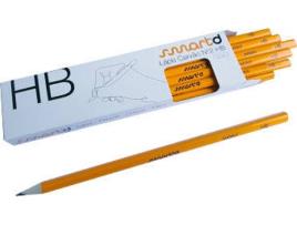 Lápis de Carvão SMARTD Nº2 HB (Multicolor - 12 Und)
