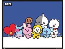 Póster GALERIA Bt21 Heroes Of Bts Bangtan Boys (50x40 cm)