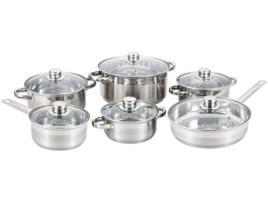 Trem de Cozinha GOODTASTE Festin (Prateado - Metal - 11.5x24x24 cm - 12 Un)