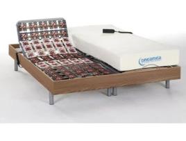 Cama Articulada DREAMEA (Bege - Madeira, Madeira - 2x80x200 cm)