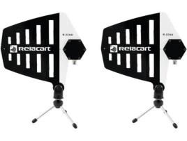 Antena Ativa Direcional de Banda Larga 2x RELACART R-22AU