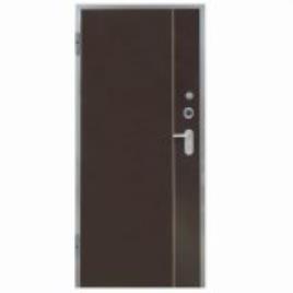 Porta de entrada blindada HI-TECH WENGUÉ 85X204CM ESQUERDA FENÓLICO