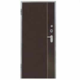 Porta de entrada blindada HI-TECH WENGUÉ 85X210CM ESQUERDA