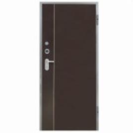 Porta de entrada blindada HI-TECH WENGUÉ 90X204CM DIREITA FENÓLICO