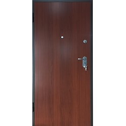 Porta de entrada blindada START MOGNO 90X210CM DIREITA FENÓLICO