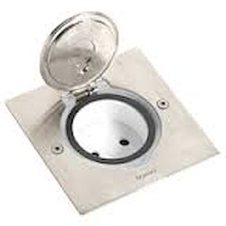 Base quadrada PARA 2 MOD INOX 