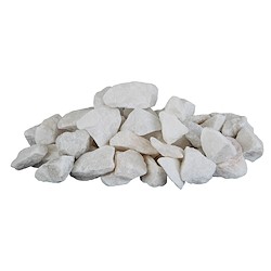 Pedra decorativa GRAVILHA MÁRMORE BRANCO 1-2 CM 1000 KG