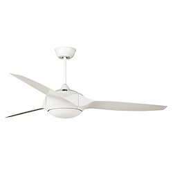 Ventoinha 3 lâminas TRIUMPH D142CM 15W COM COMANDO BRANCO