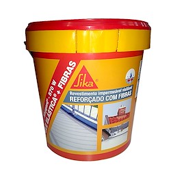 Revestimento de impermeabilização elástico com fibras GARD-570 W PELE ELÁSTICA + FIBRAS CINZA 4KG