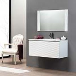 Móvel de casa de banho GAUDI BRANCO 80