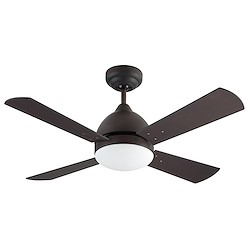 Ventoinha 4 lâminas TIVOLI D106CM 2X60W COM COMANDO CASTANHO