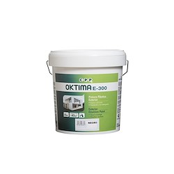 Tinta plástica mate exterior PRETO 4L 