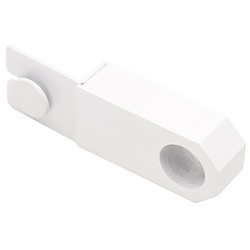 Suporte para barra individual INSPIRE CAIXA D35MM BRANCO