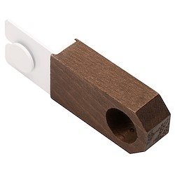 Suporte para barra individual INSPIRE CAIXA D28MM CARVALHO