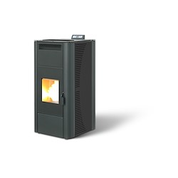 Salamandra a pellets hidro HIDRO XL CINZA 14KW