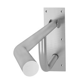 Barra de apoio REBATÍVEL INOX 60CM ESQUERDA